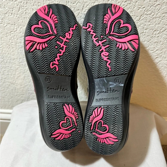 Smitten Womens Faux Patent Leather Clog Medical/Nurse Shoes Heartthrob 37/6.5 US - Picture 6 of 8